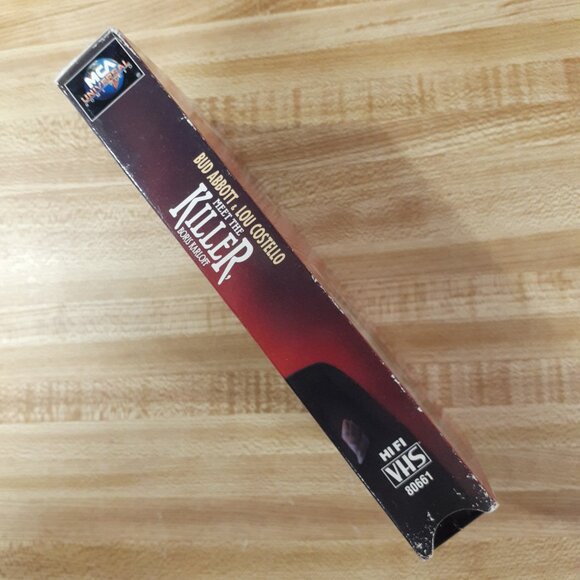 Abbott & Costello Meet the Killer 1949 Boris Karloff VHS Horror Comedy VTG Retro - Picture 5 of 8